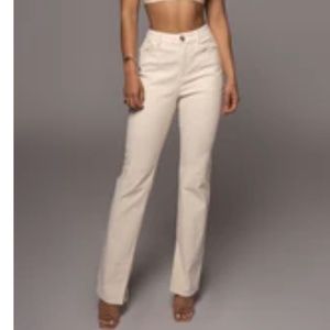 Ivory heading out corduroy pants